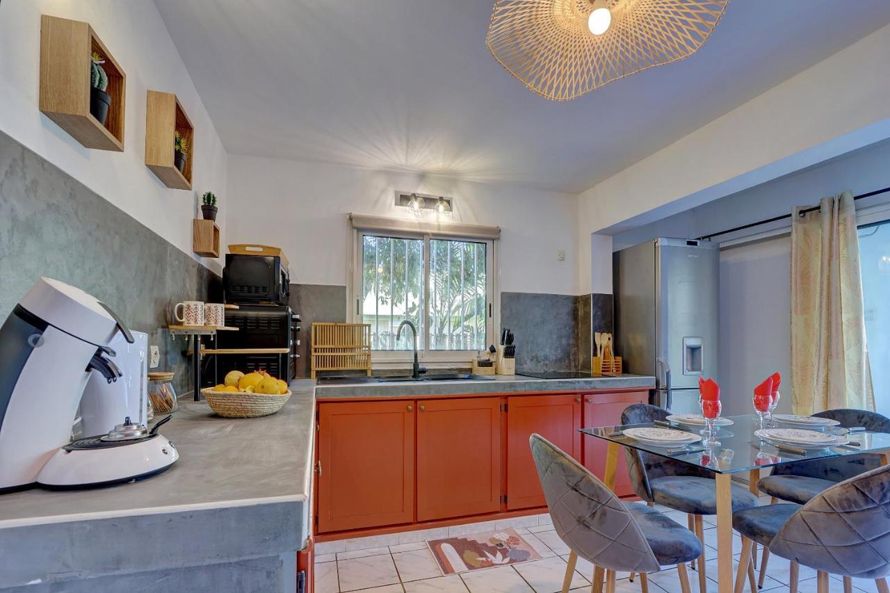 Bec Rose - Clim - Wi-Fi - Jardin Apartment Saint-Leu Exterior photo